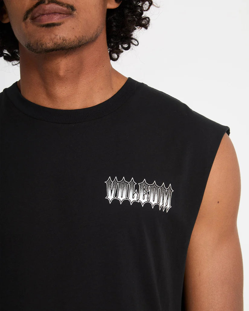 VOLCOM GAMMA DOOM SLEAVELESS TANK TOP - Black - FREESTYLE LLORET