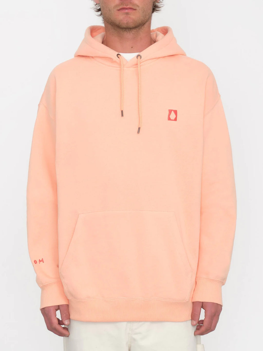 VOLCOM ARTHUR LONGO 2 HOODIE - Salmon