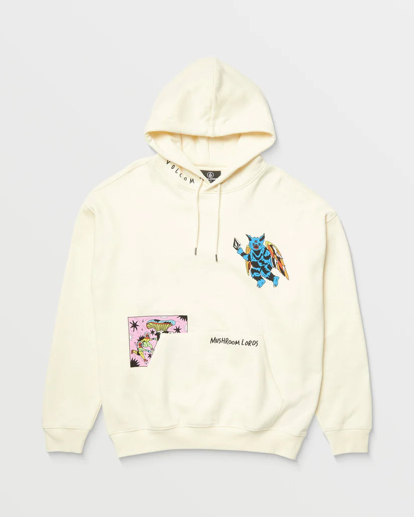 VOLCOM Bob Mollema Crew Hoodie - Light Beige