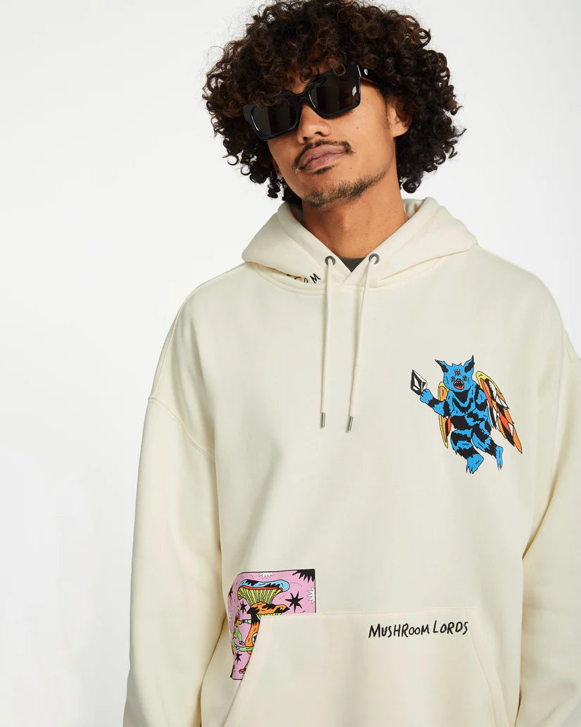 VOLCOM Bob Mollema Crew Hoodie - Light Beige