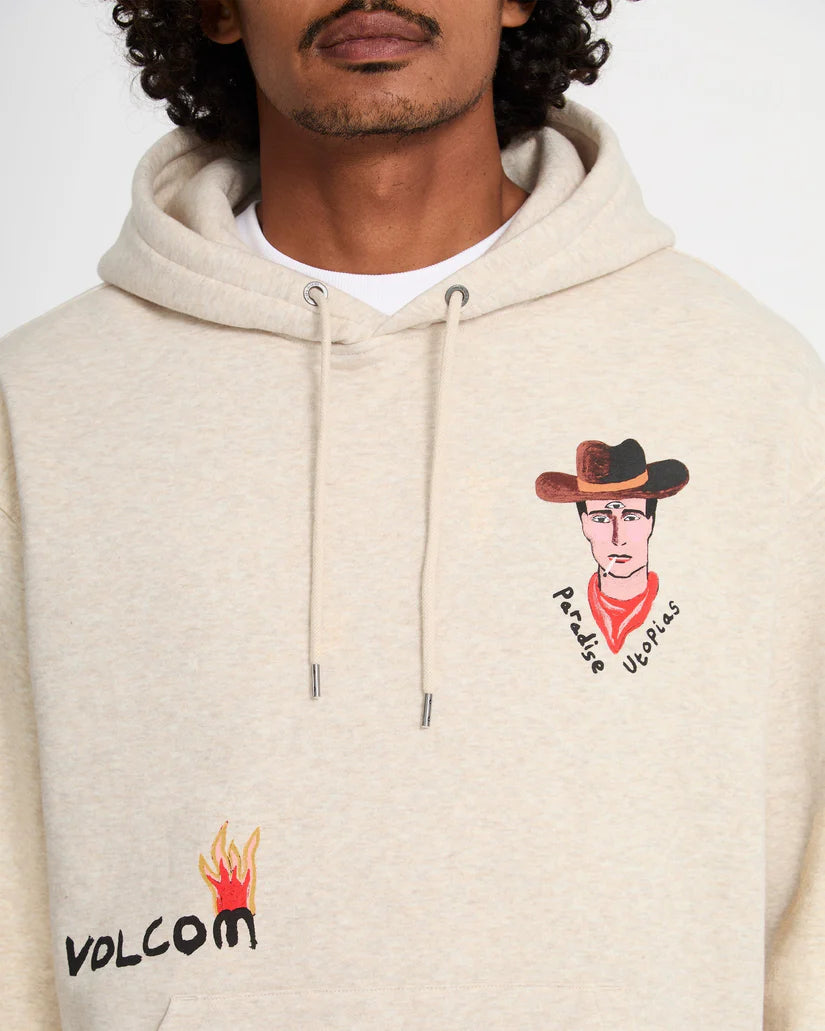 VOLCOM MICKEY MAISON PO HOODIE - Dust Heather - FREESTYLE LLORET