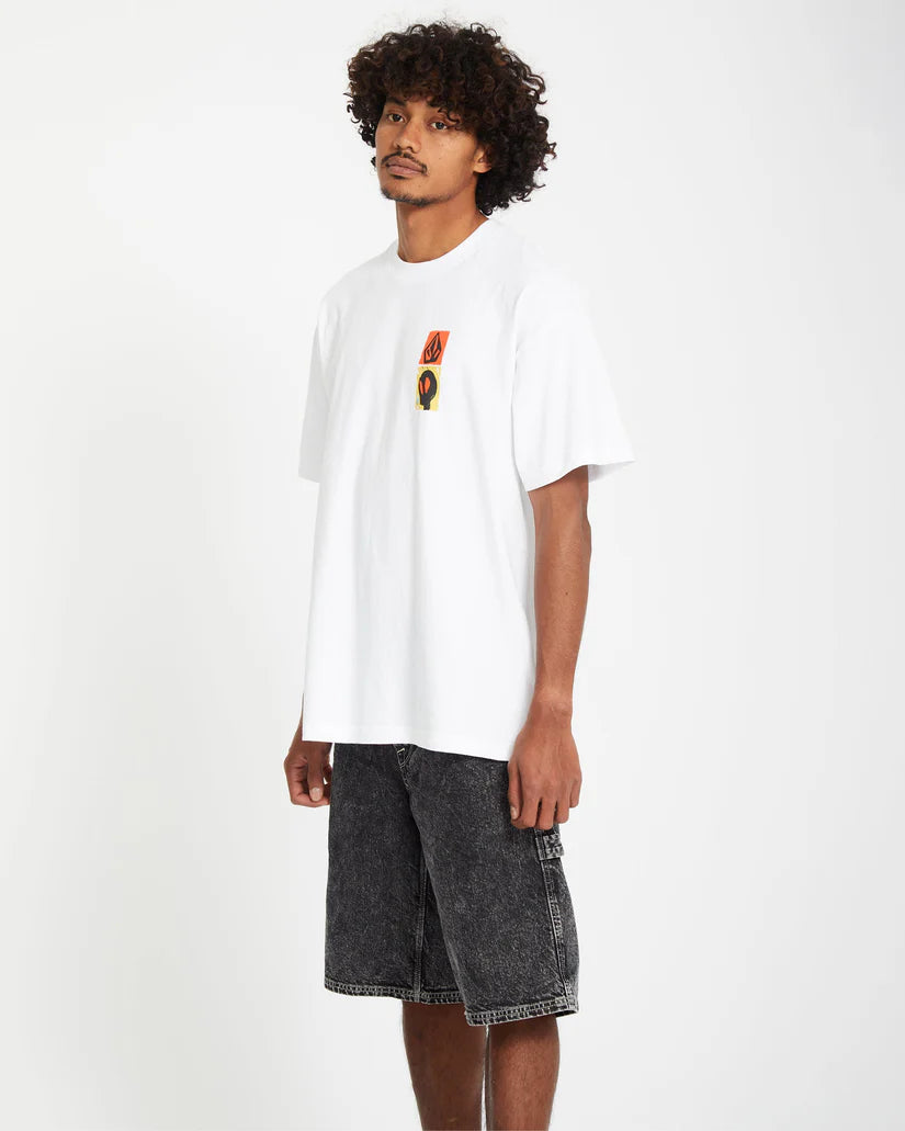 VOLCOM Gonyvaders SS TEE - White