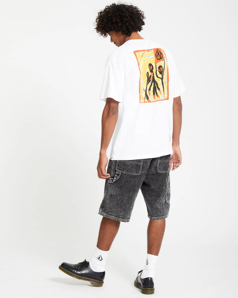 VOLCOM Gonyvaders SS TEE - White