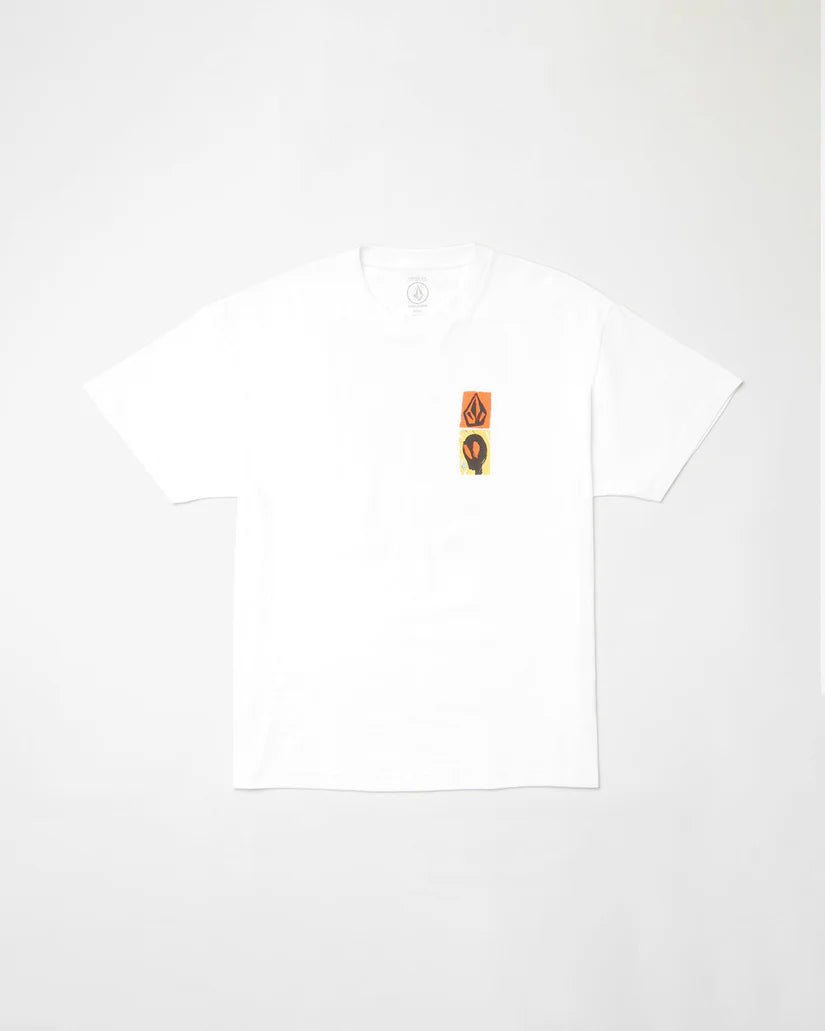 VOLCOM Gonyvaders SS TEE - White