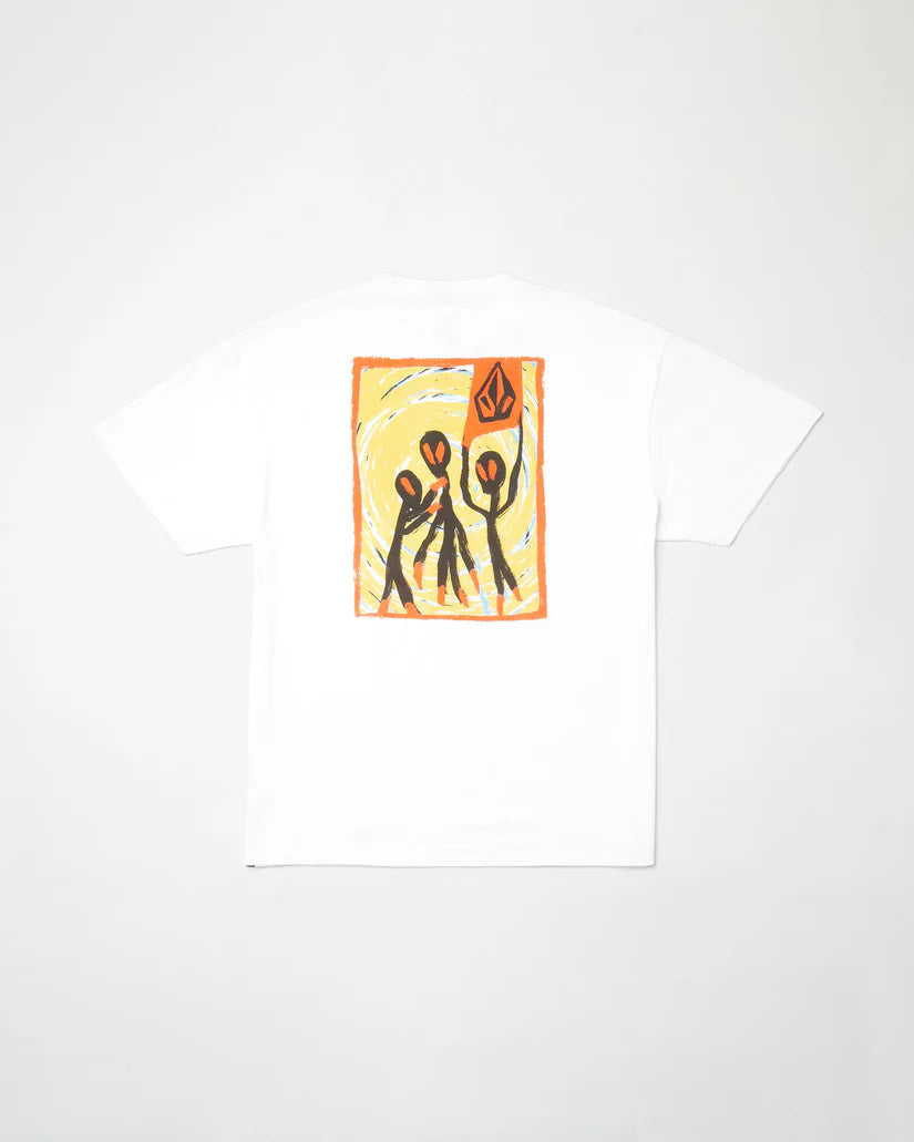 VOLCOM Gonyvaders SS TEE - White