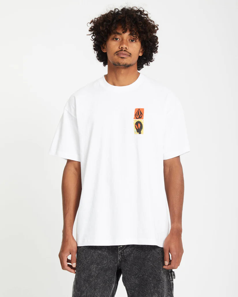 VOLCOM Gonyvaders SS TEE - White