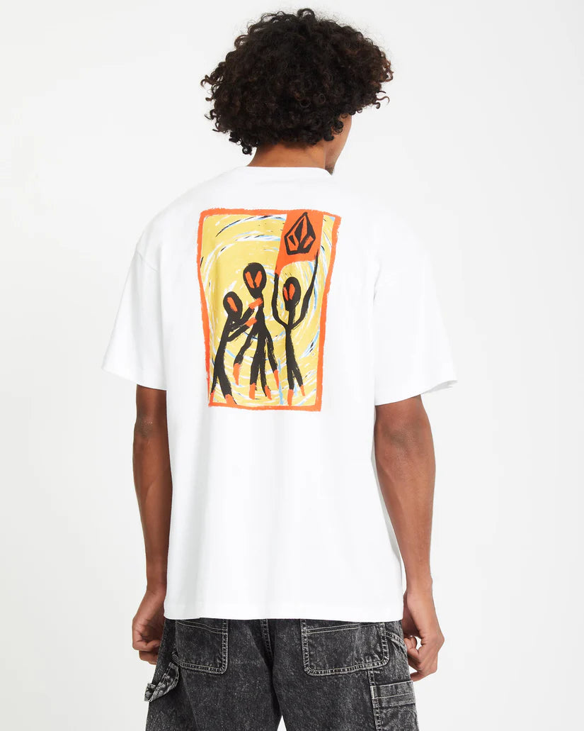 VOLCOM Gonyvaders SS TEE - White