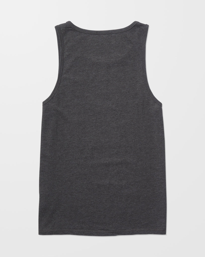 VOLCOM PISTOL STONE TANK TOP TEE - Heather Black - FREESTYLE LLORET