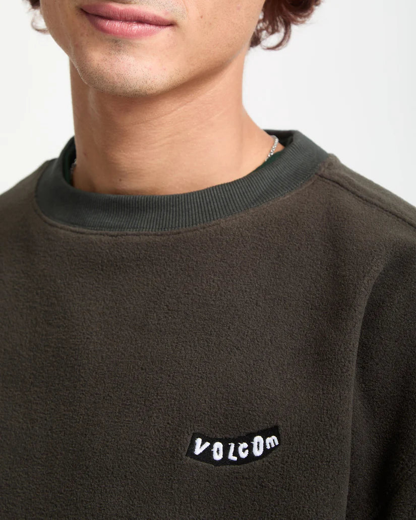 VOLCOM TOO KOOL CREW - Rinsed Black