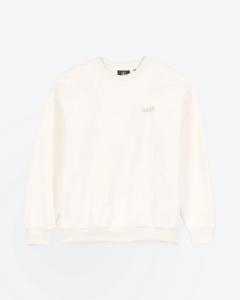 VOLCOM TOO KOOL CREW - Dirty White