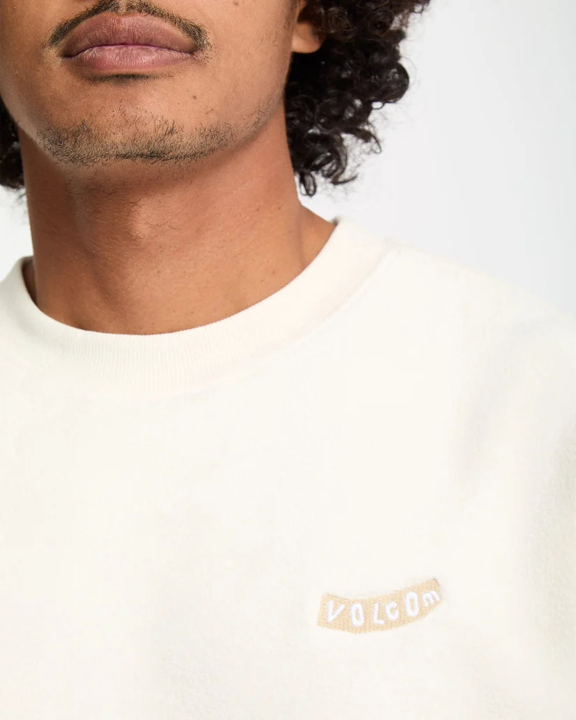 VOLCOM TOO KOOL CREW - Dirty White