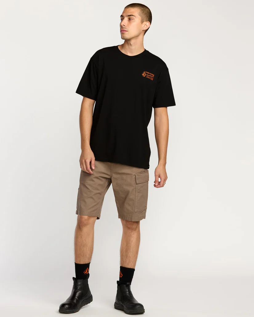 VOLCOM WORKWEAR SS TEE - Black