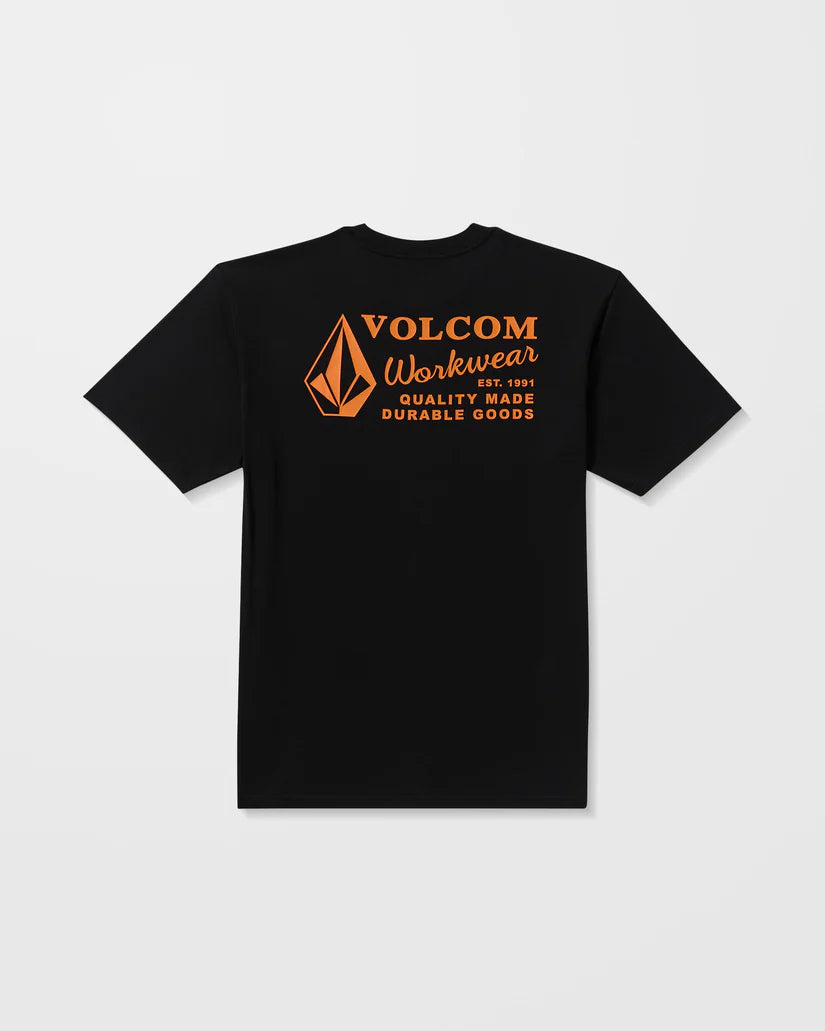 VOLCOM WORKWEAR SS TEE - Black