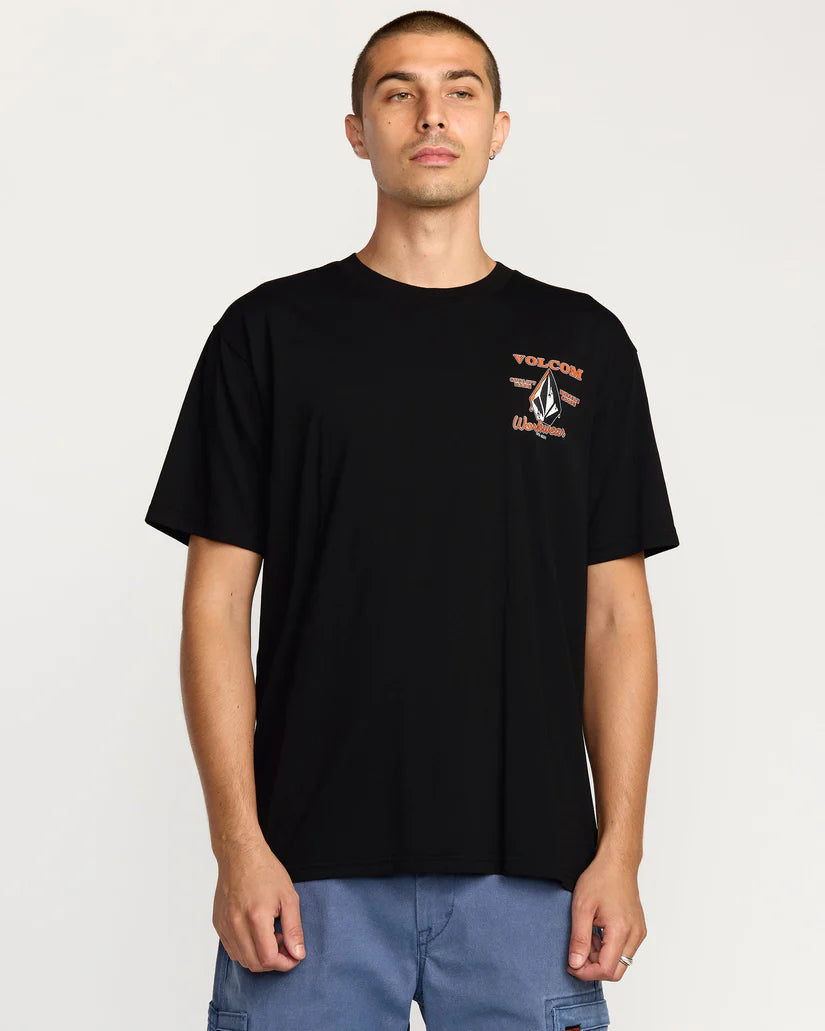VOLCOM ENAMEL SS TEE - Black