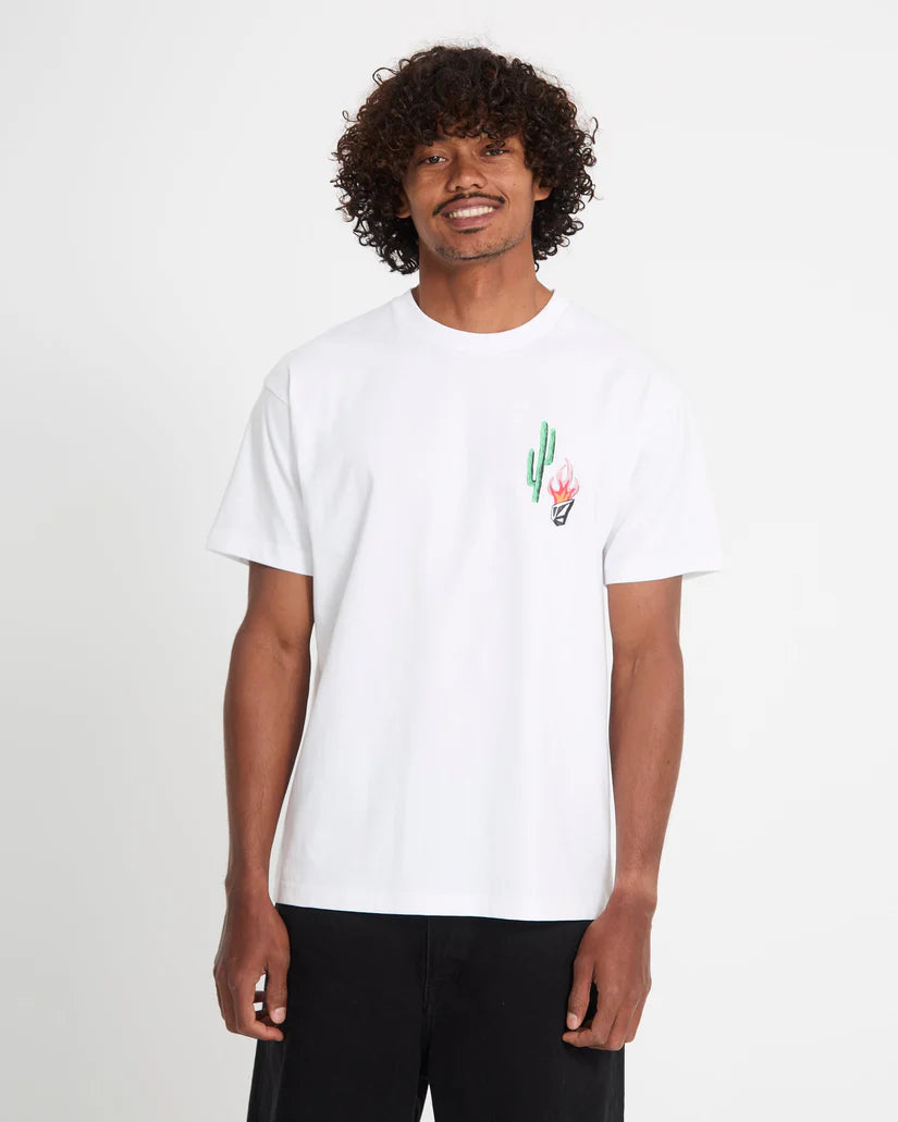 VOLCOM MICKEY MAISON II SS TEE - White - FREESTYLE LLORET
