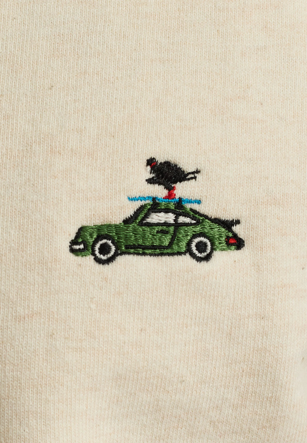 REVOLUTION Application Sweatshirt - Off White Melange
