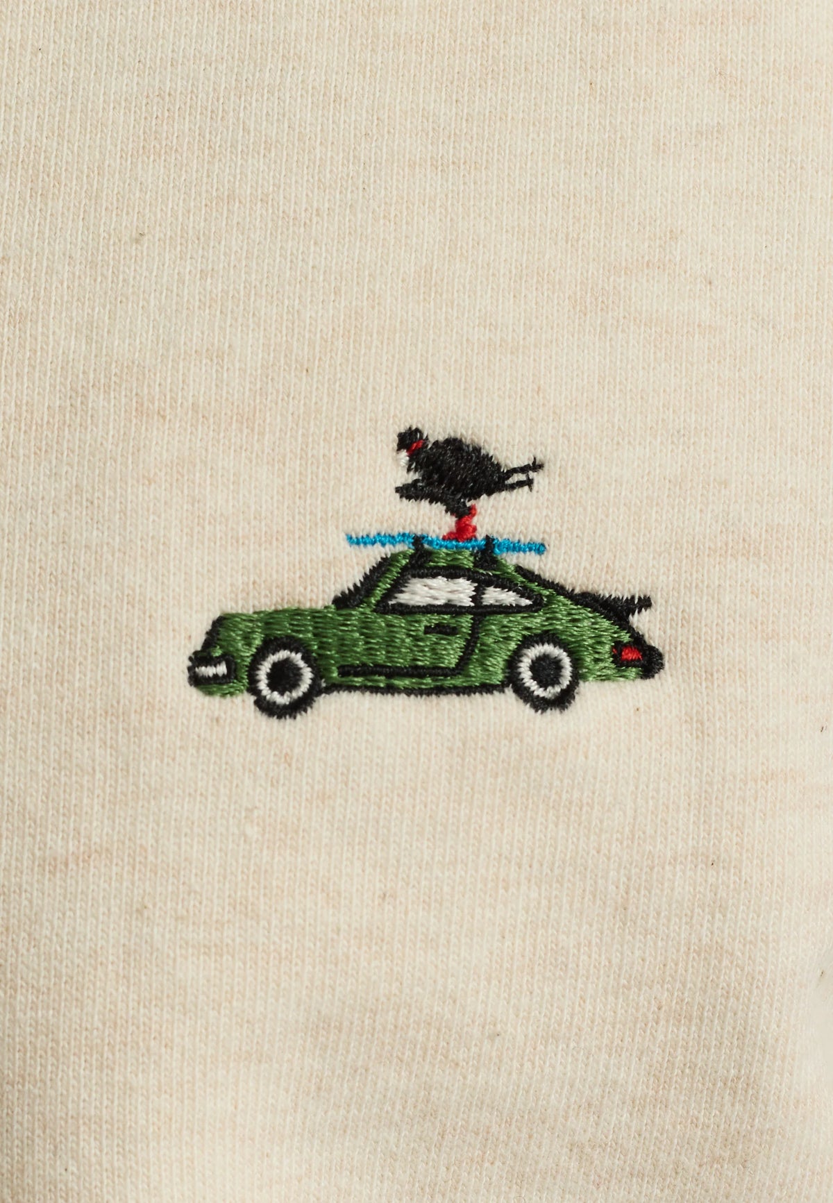 REVOLUTION Application Sweatshirt - Off White Melange