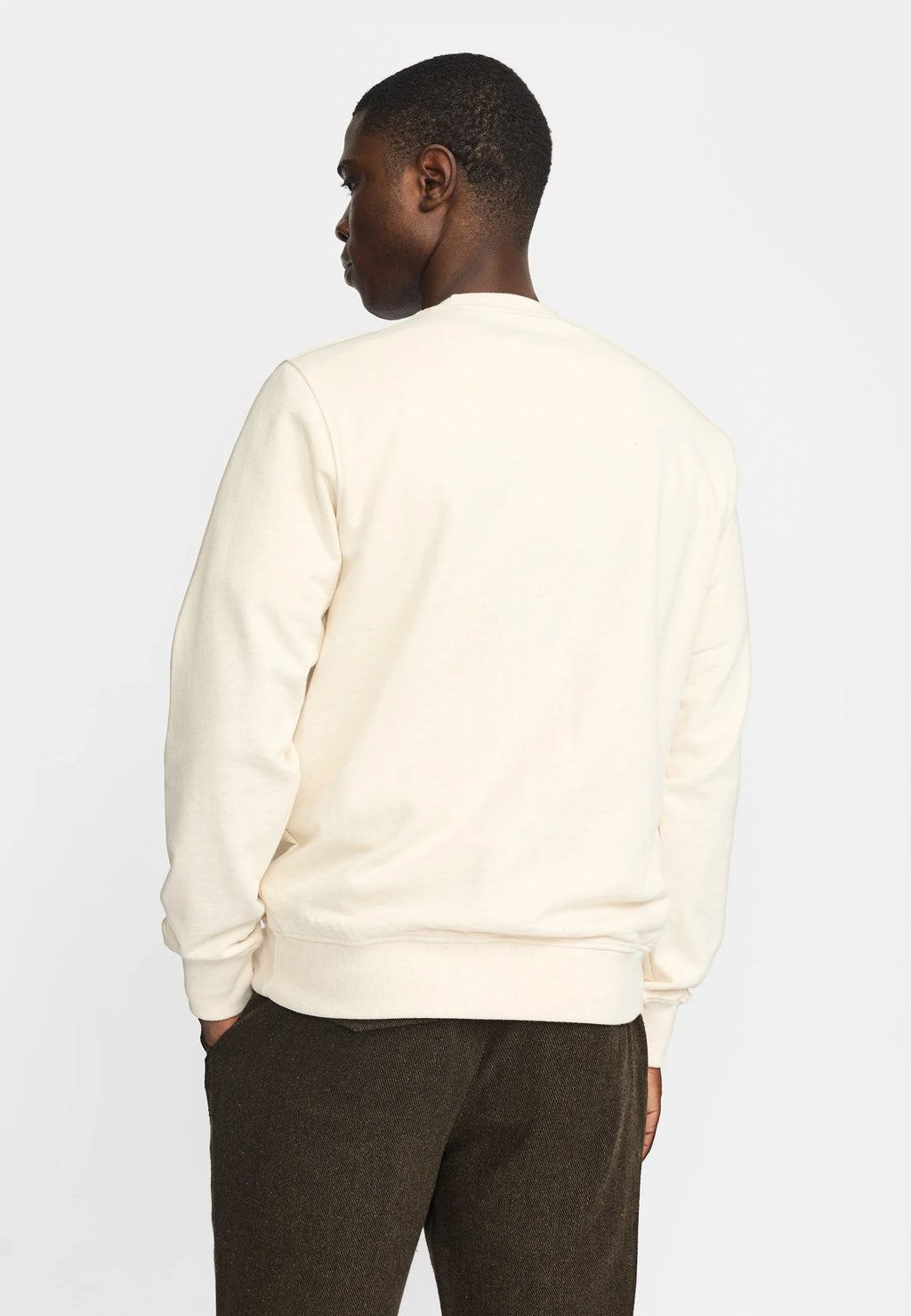 REVOLUTION Application Sweatshirt - Off White Melange