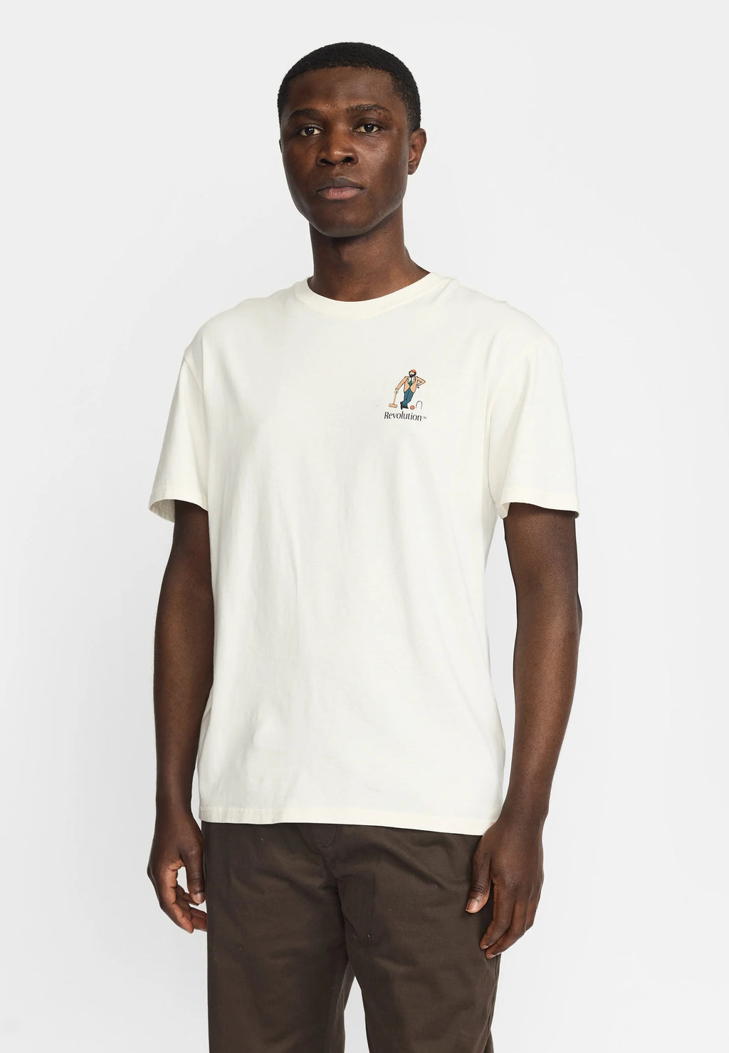 REVOLUTION Application SS-tee - OffWhite