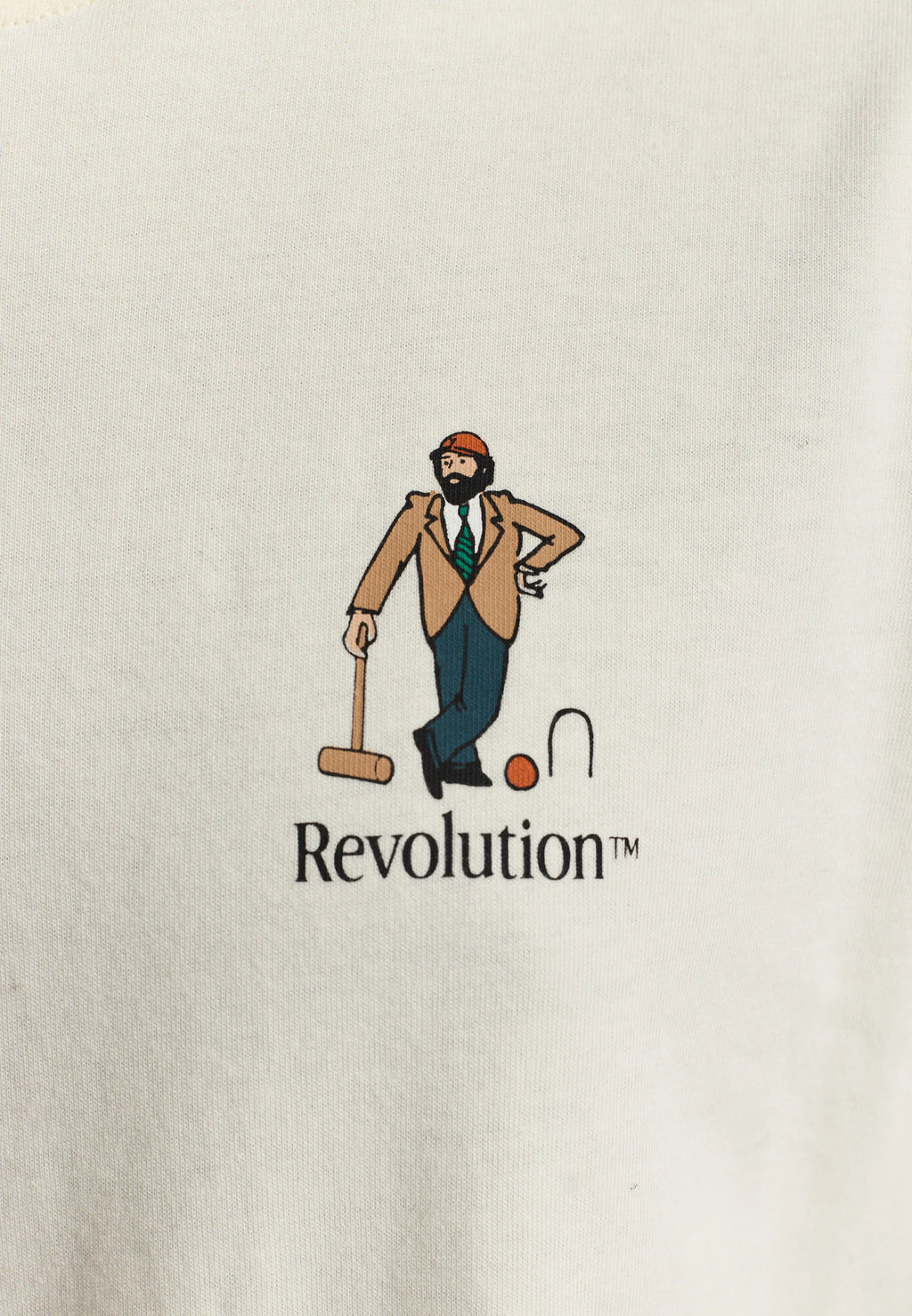 REVOLUTION Application SS-tee - OffWhite