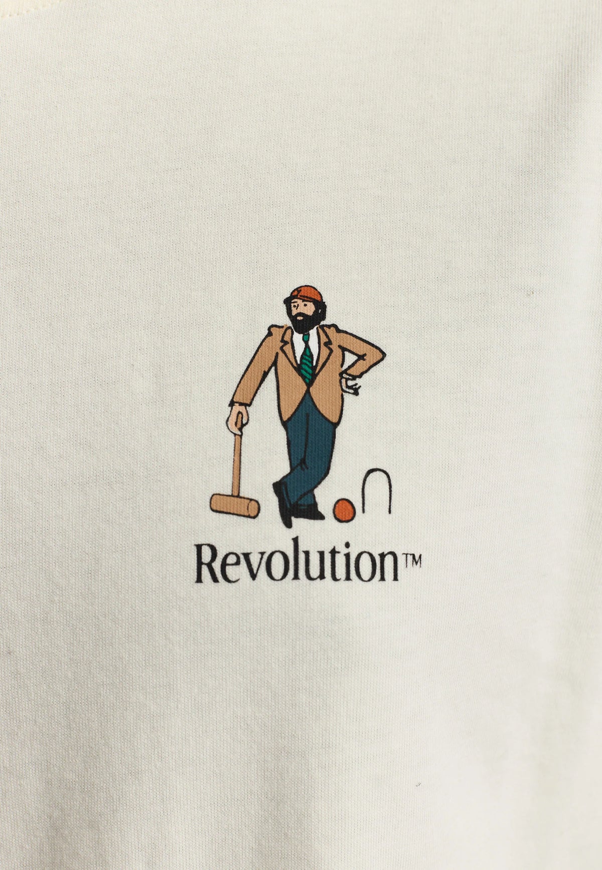REVOLUTION Application SS-tee - OffWhite