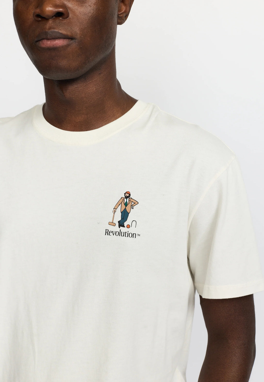 REVOLUTION Application SS-tee - OffWhite