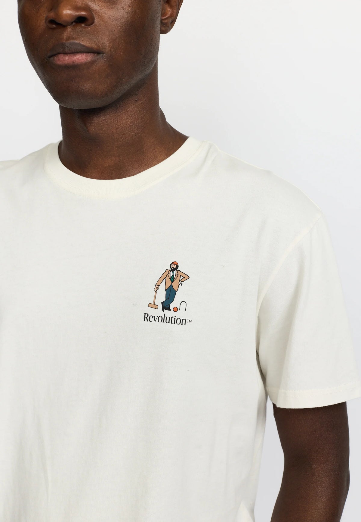 REVOLUTION Application SS-tee - OffWhite