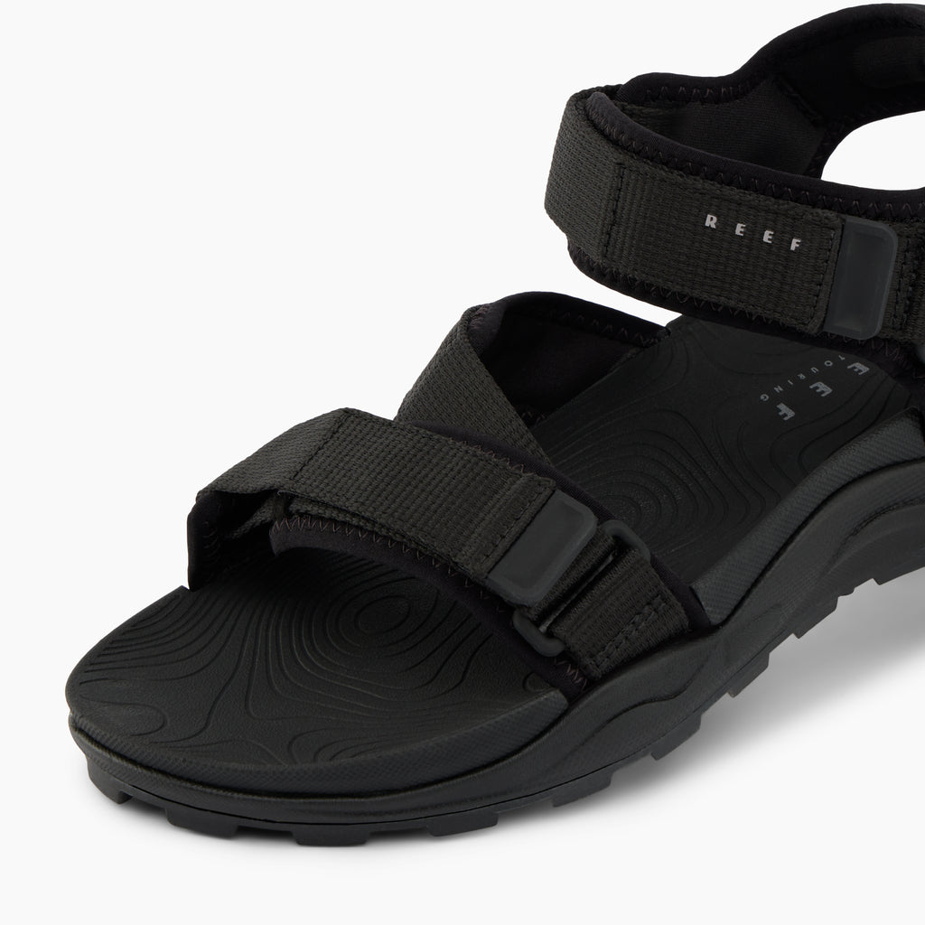 REEF FANNING LOW SANDAL - Black Silver