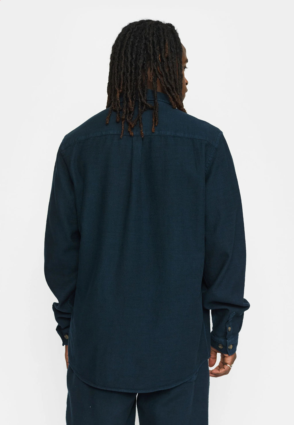REVOLUTION Casual L/S Shirt - Navy
