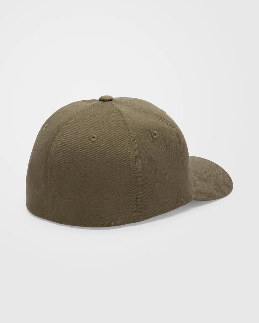 VOLCOM FULL STONE FLEXFIT HAT - Earth