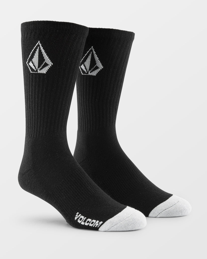 VOLCOM FULL STONE SOCKS 3-PACK - BLACK - FREESTYLE LLORET