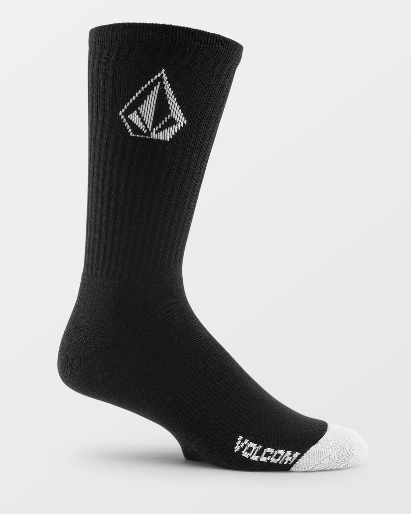 VOLCOM FULL STONE SOCKS 3-PACK - BLACK - FREESTYLE LLORET