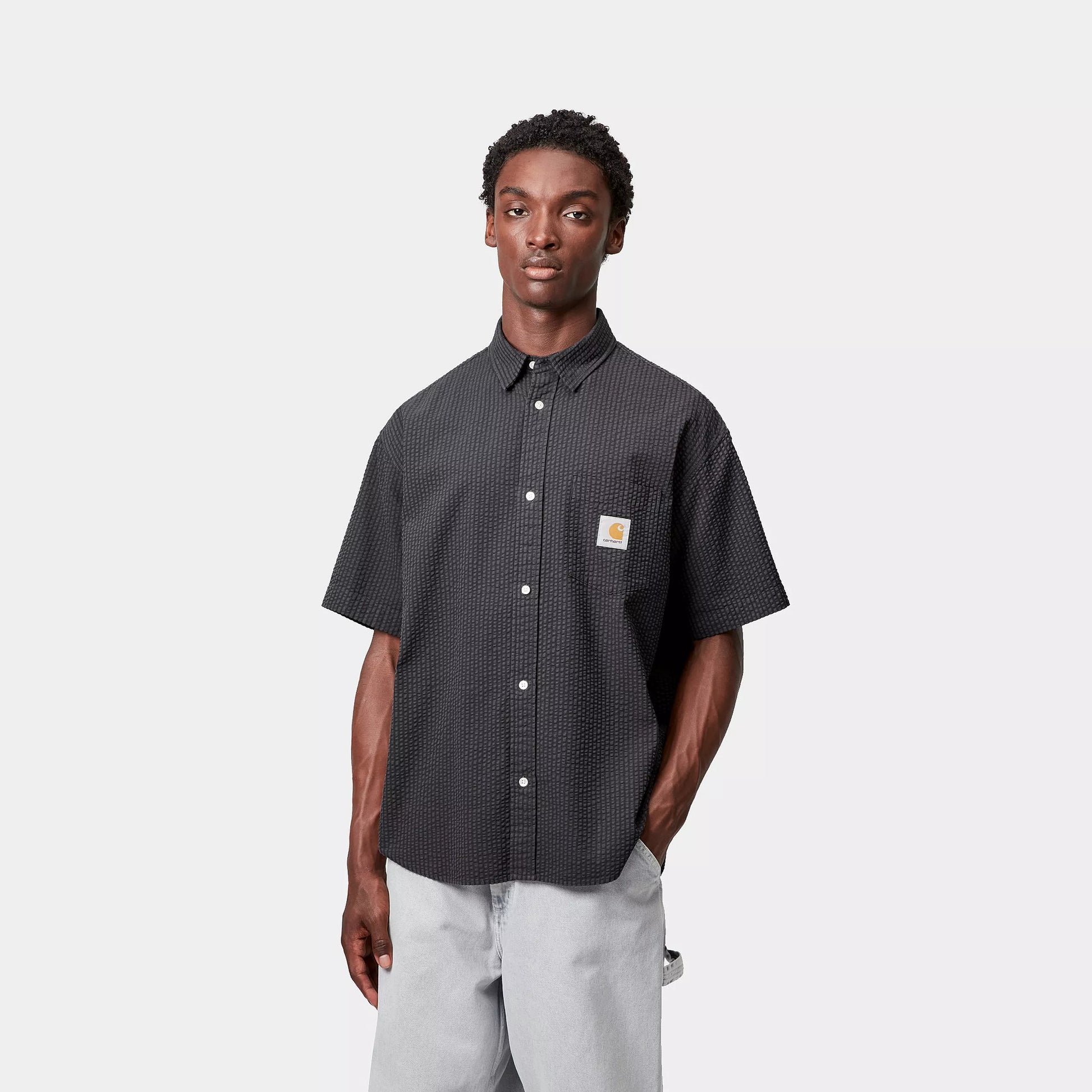 CARHARTT WIP S/S Toland T-Shirt - Toland Stripe Black