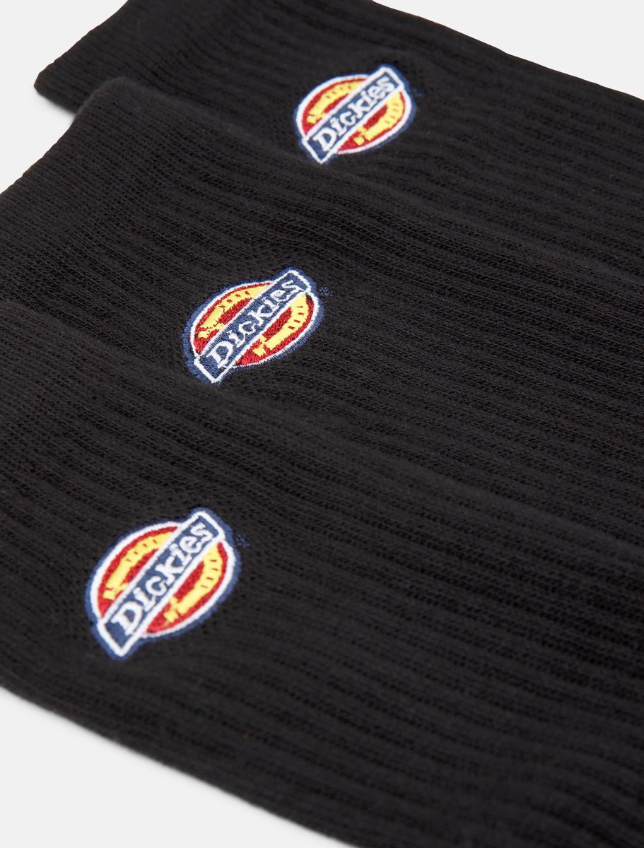DICKIES VALLEY GROVE SOCKS 3-PACK - Black