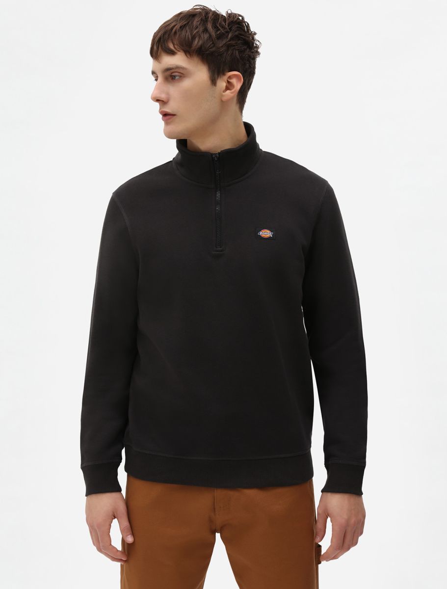 DICKIES OAKPORT QUARTER ZIP - Black