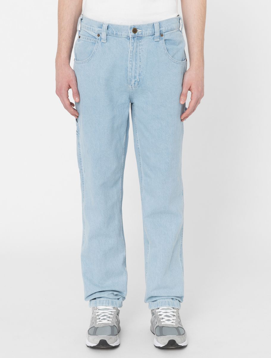 DICKIES GARYVILLE DENIM PANT - Vintage Blue