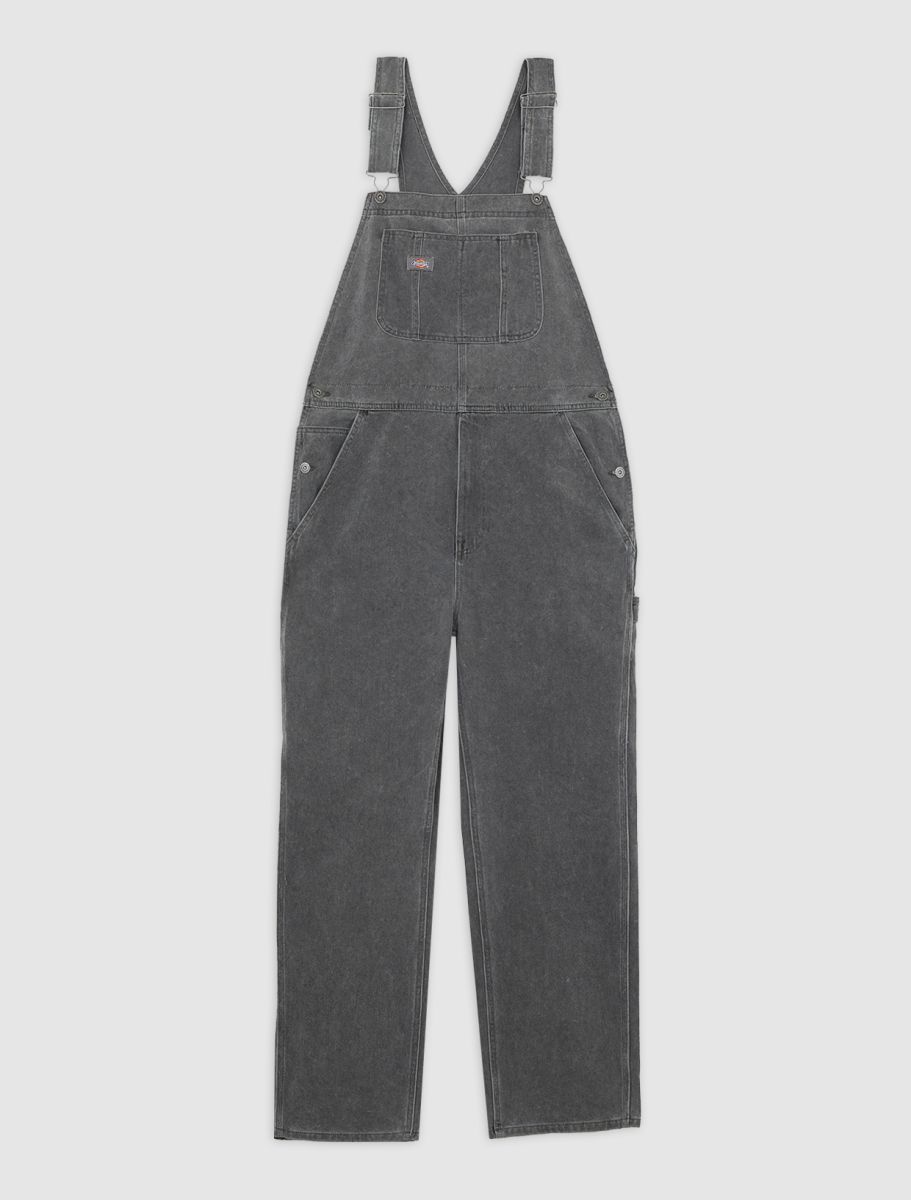 DICKIES CLASSIC DENIM BIB "PETO" - Grey Wash