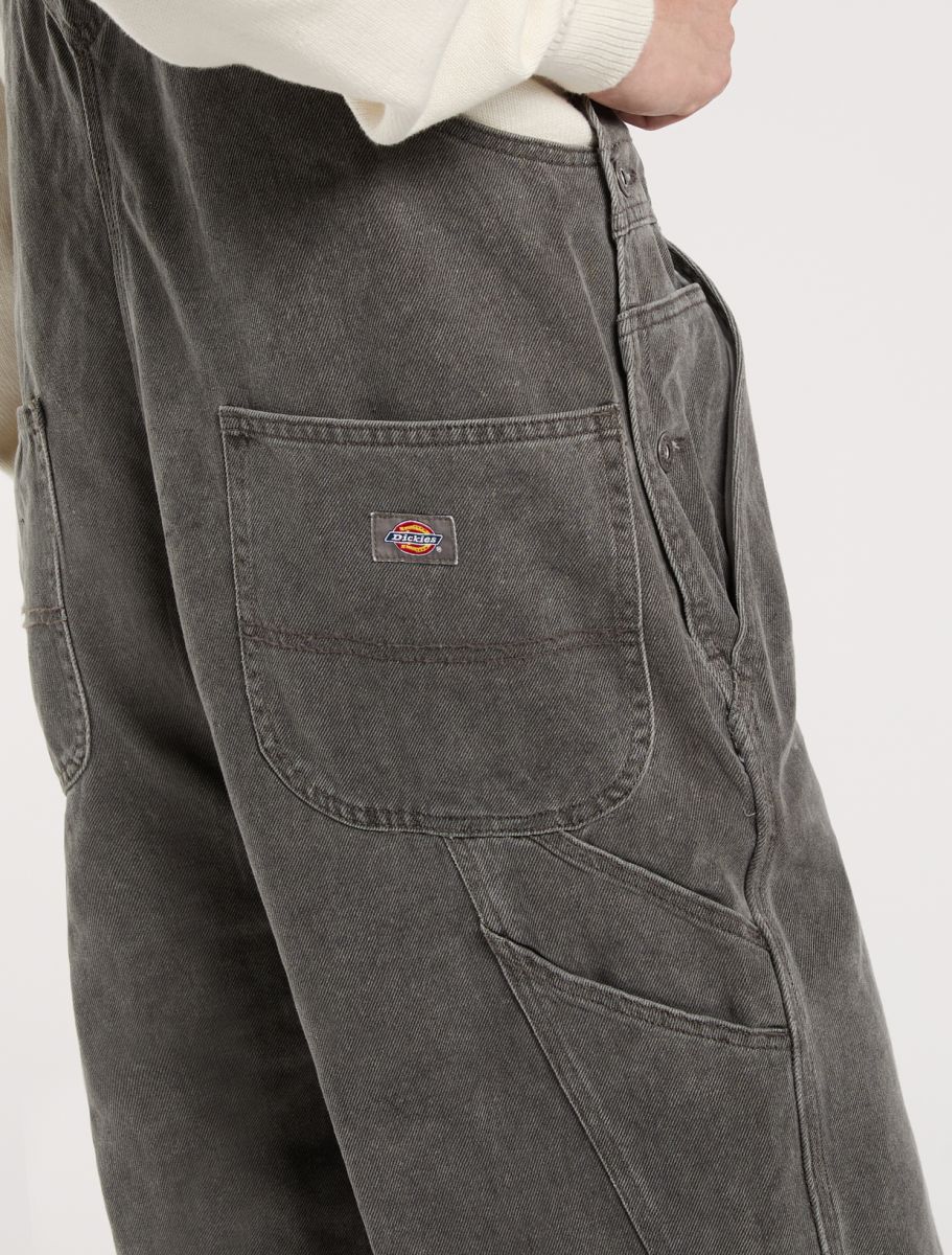 DICKIES CLASSIC DENIM BIB "PETO" - Grey Wash