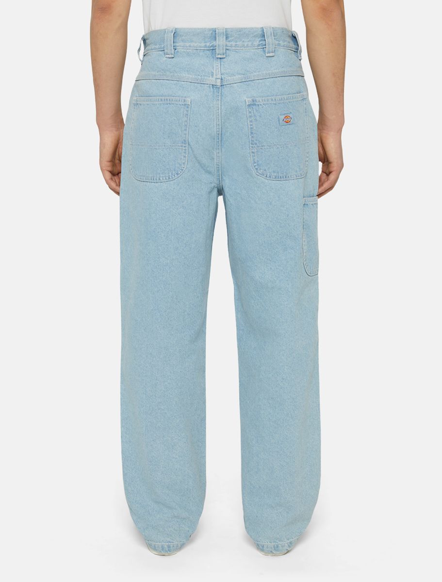 DICKIES MADISON BAGGY FIT DENIM PANT - Vintage Blue