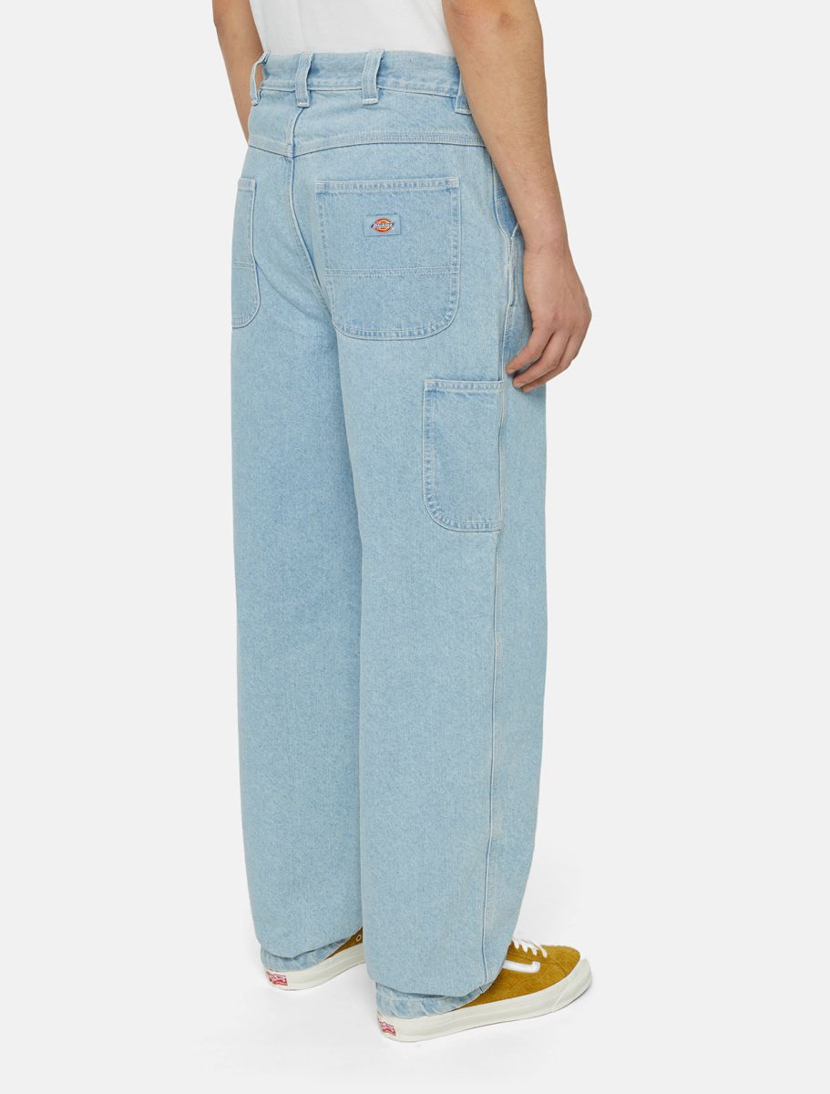 DICKIES MADISON BAGGY FIT DENIM PANT - Vintage Blue