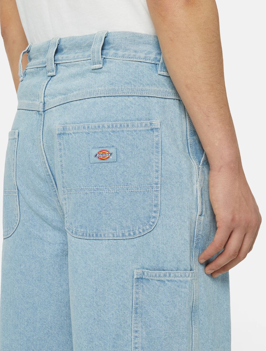 DICKIES MADISON BAGGY FIT DENIM PANT - Vintage Blue