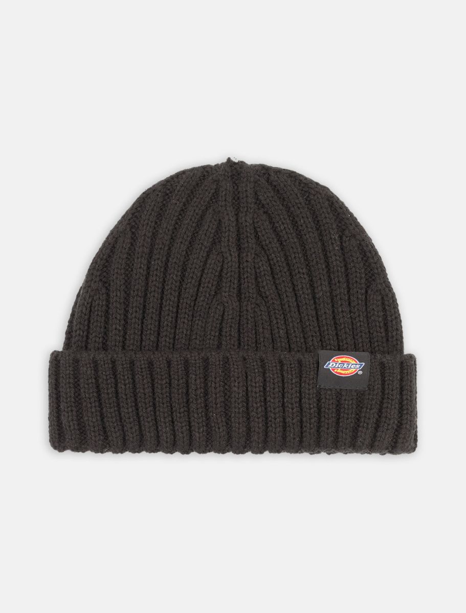 DICKIES GARNETT FISHERMAN BEANIE - Black