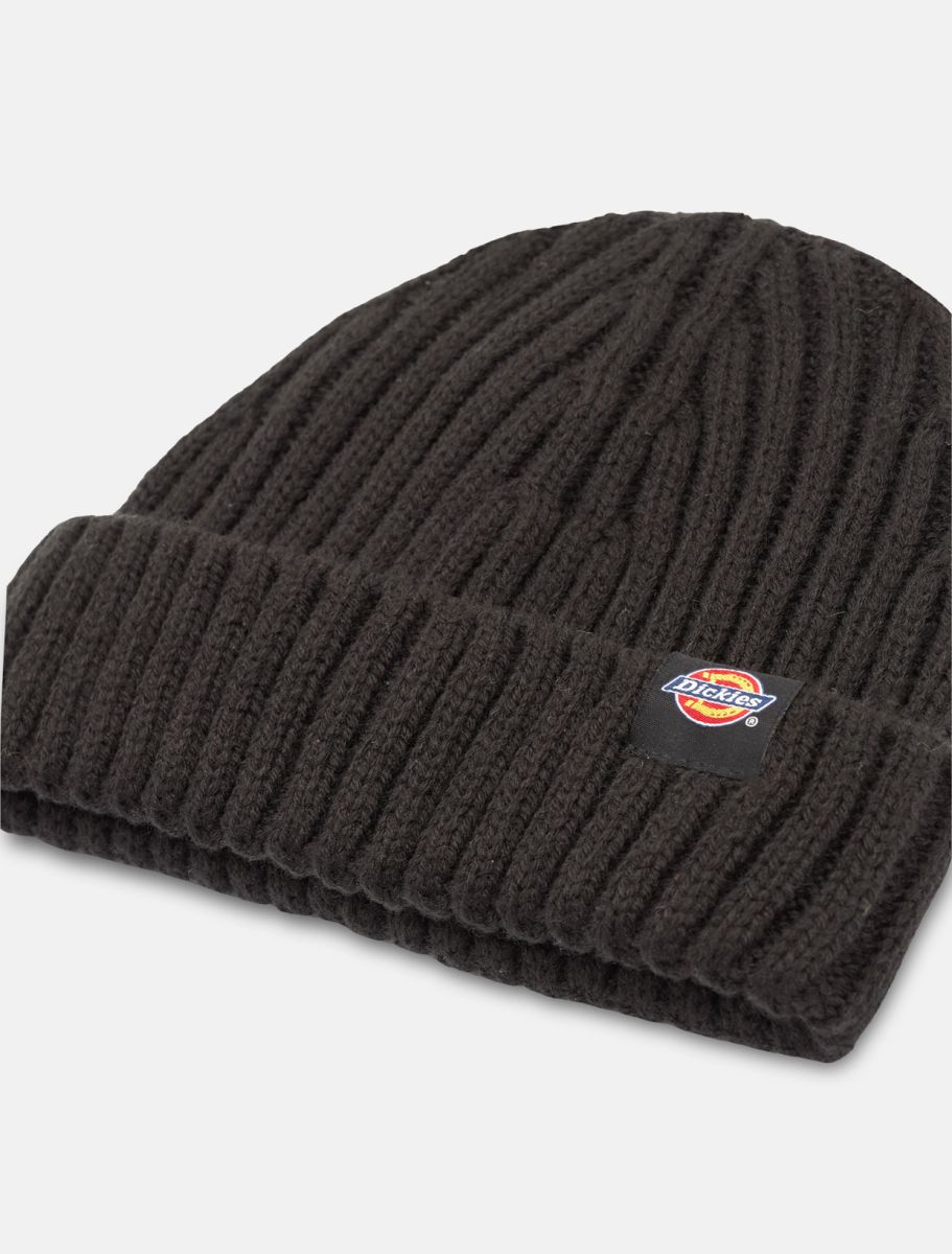 DICKIES GARNETT FISHERMAN BEANIE - Black