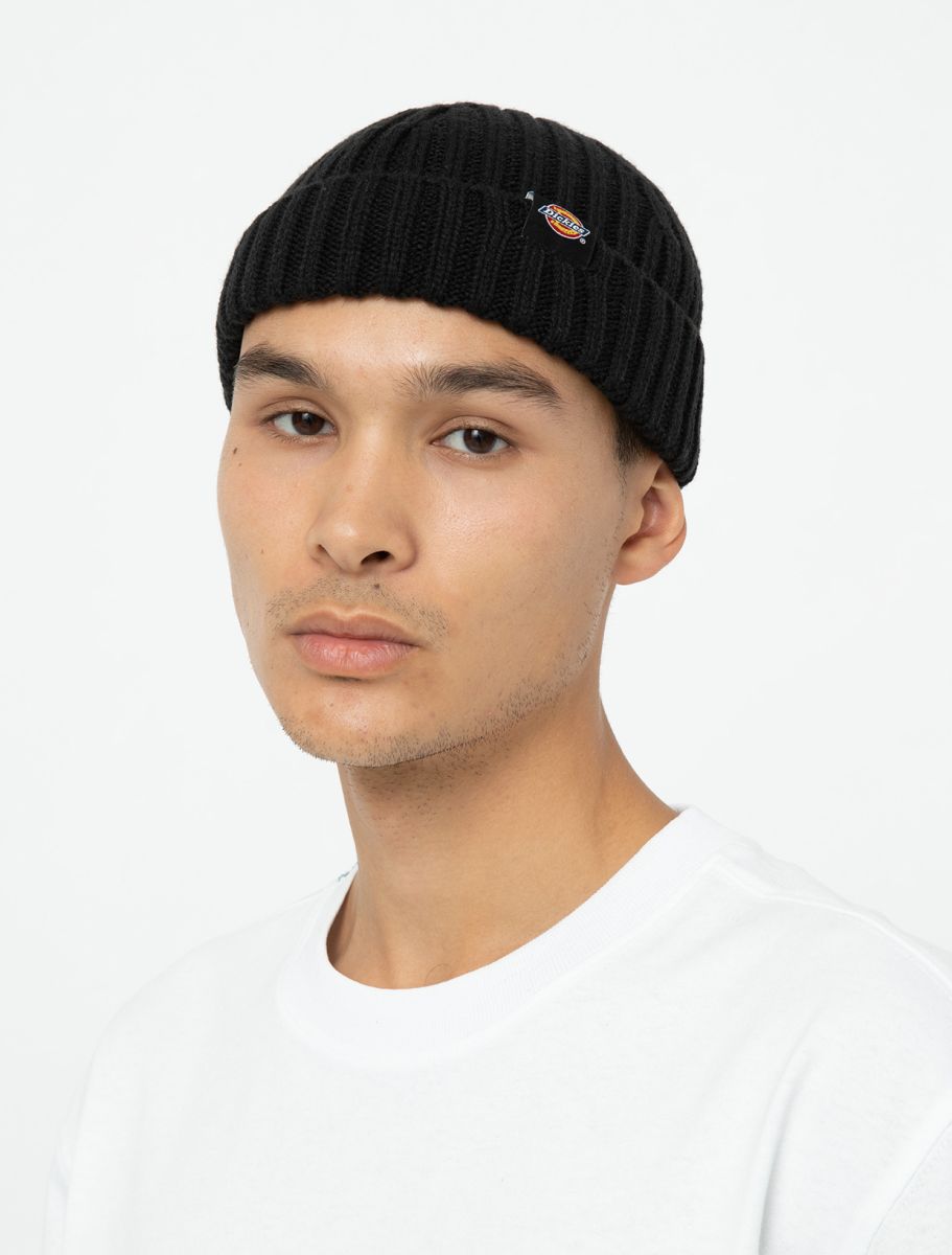 DICKIES GARNETT FISHERMAN BEANIE - Black