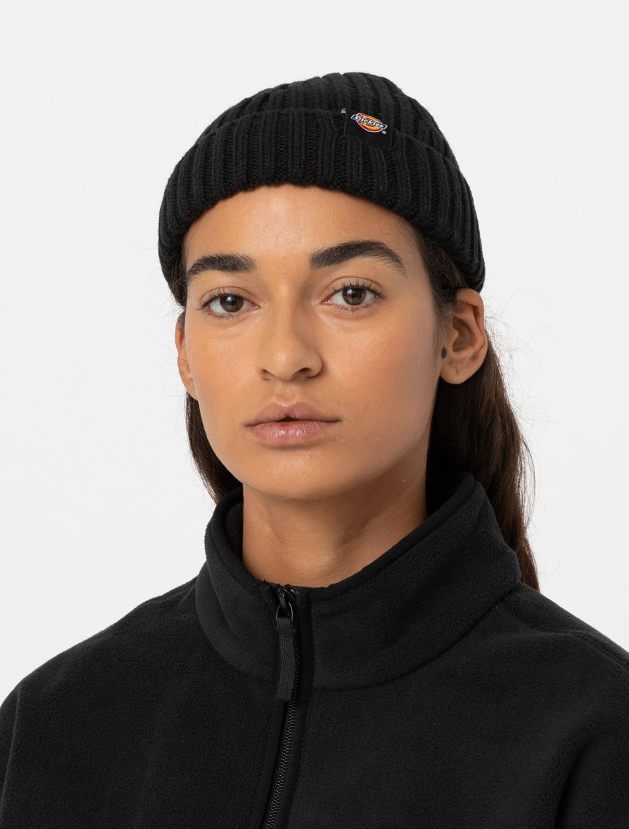 DICKIES GARNETT FISHERMAN BEANIE - Black