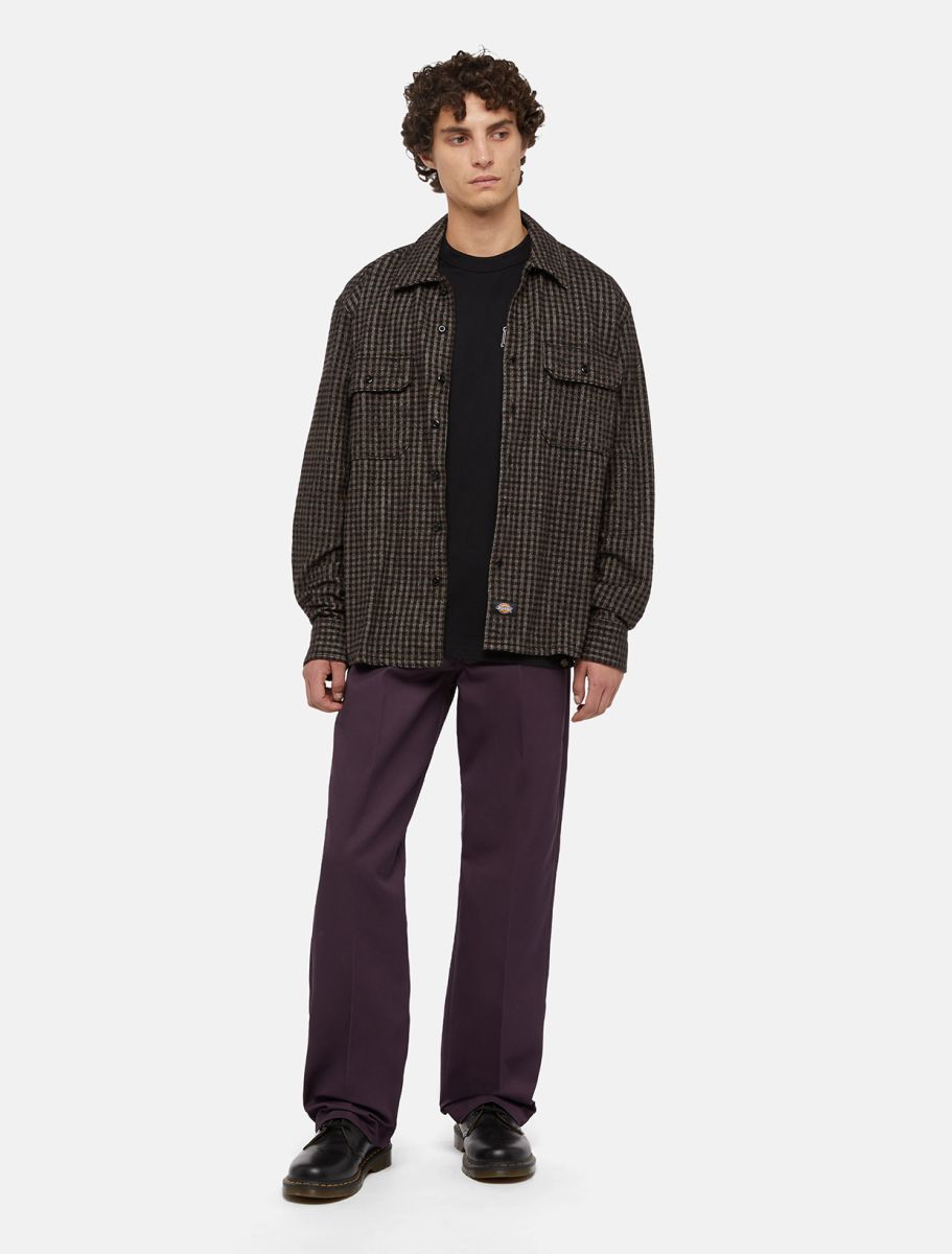 DICKIES FRENCHTOWN LS SHIRT - Black