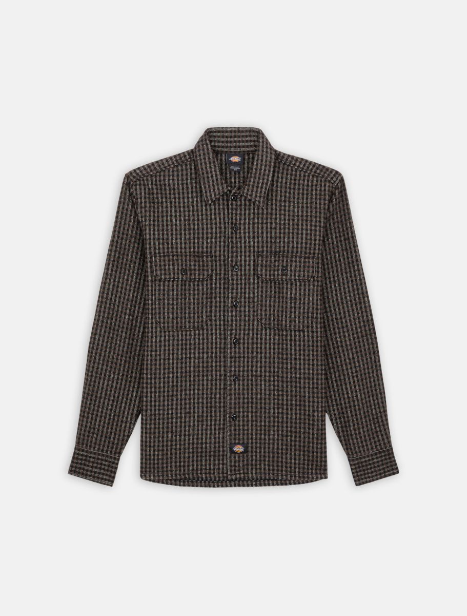 DICKIES FRENCHTOWN LS SHIRT - Black
