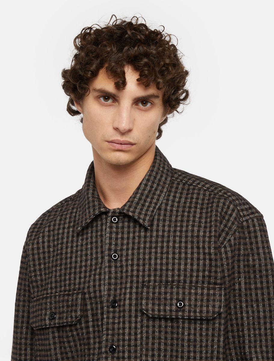 DICKIES FRENCHTOWN LS SHIRT - Black