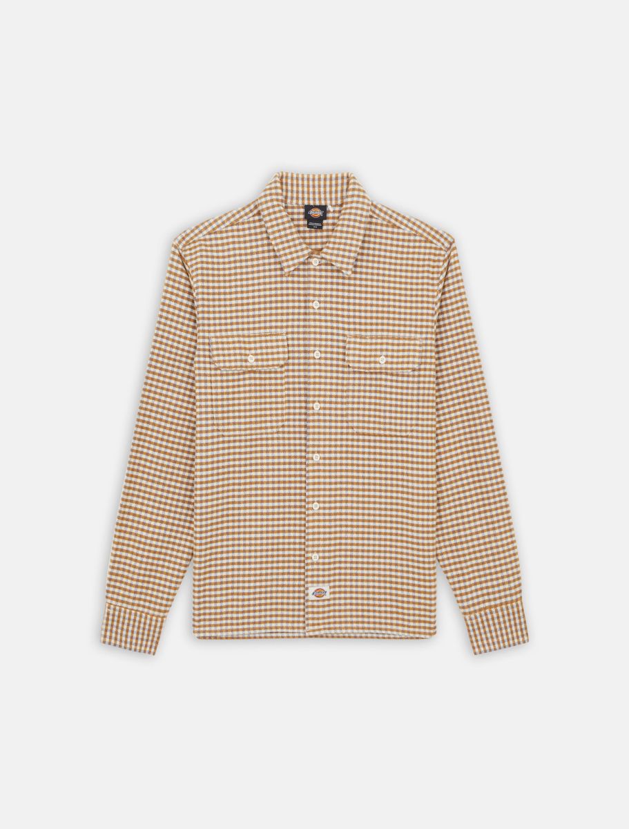 DICKIES FRENCHTOWN LS SHIRT - Whitecap