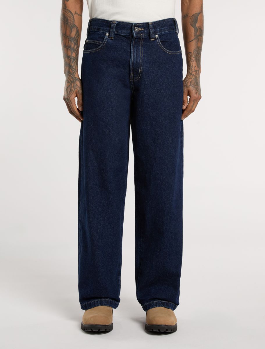 DICKIES HILHAM Baggy Denim Pant - Dark Blue